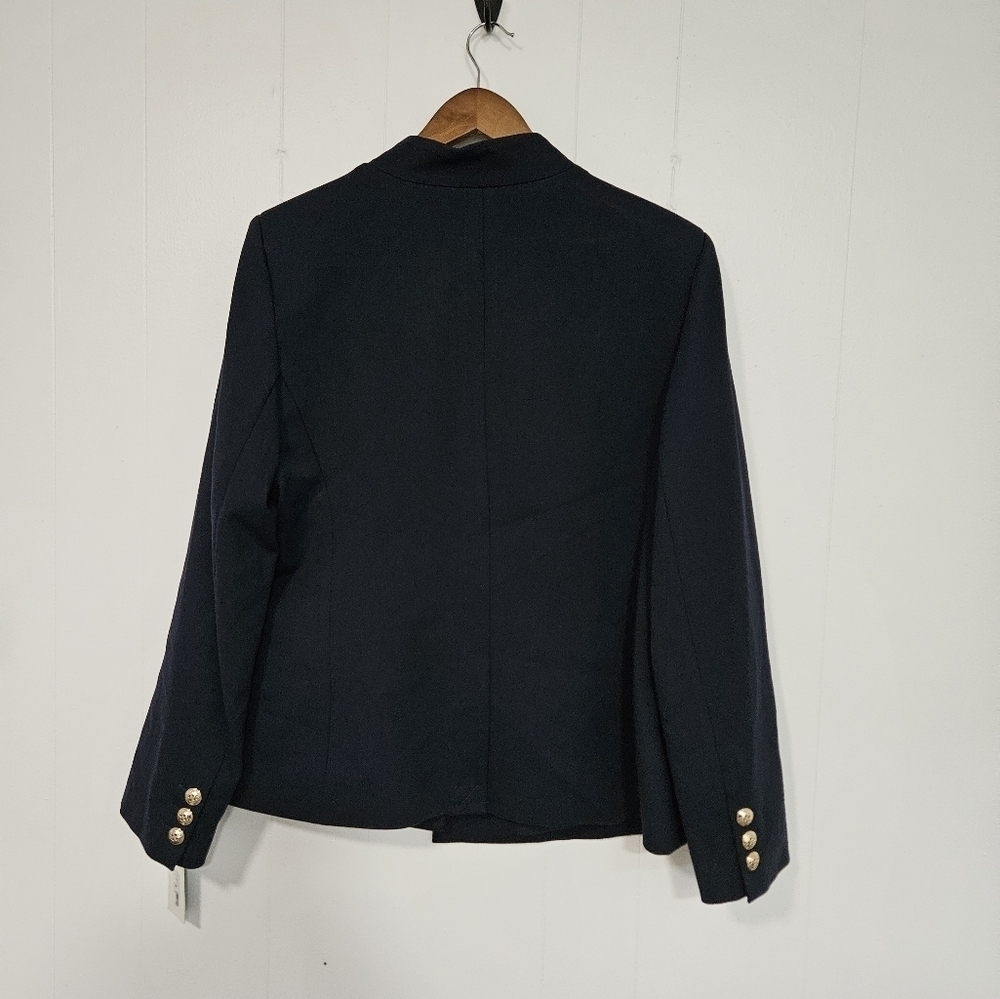 Nwt Tahari ASL Plus Size Ponte Faux-Double-Breasted Blazer - Picture 3 of 6